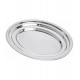 Travessa Oval Rasa 20,5 cm em Aço Inox